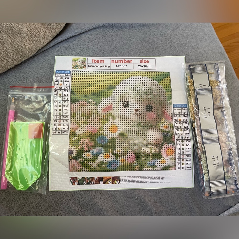 Cute Lamb Diamond Painting Kit